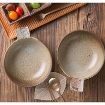 피어몰 이천도자기 브라운 스톤웨어 면기 소 1p 그릇 우동기