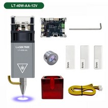 레이저CNC헤드 기계 레이저 나무 450nm 조각기 헤드 40W 80W TTL 블루 라이트 모듈 CNC 조각 절단 DIY 목공 도구, 러시아, 40W Air Assist