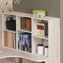 좁은책장 W0307 책상 상부 2단 1100 책장수납함, 오크