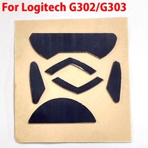 로지텍 G302 무선 마우스 화이트 블랙 미끄럼 방지 스티커 용 피트 스케이트 패드 판매 1 세트, 01 G302 G303_03 6set