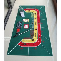 카지노 게임매트 테이블보 90x180cm 펠트 바카라, 90x180cm 룰렛