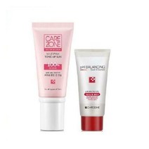케어존 닥터솔루션 마일드 핑크 톤업선 50ml + 폼 30ml