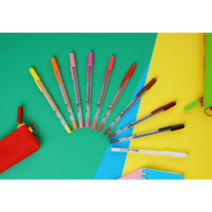 젤리롤펜 사쿠라겔리롤 파인 메탁릭 화이트 일본 젤펜 젤잉크펜, 겔리롤 파인, 핑크