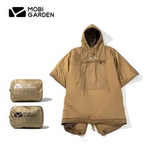 Mobi Garden 모비가든 캠핑 침낭 이불 우비 레인코트 다용도 보온 담요 차박, Sand
