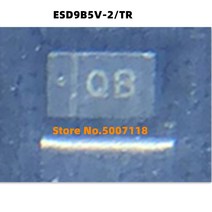 ESD9B5V-2 TR QB SOD923 100% 로트당 50 개, [01] ESD9B5V-2 TR