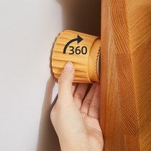 다웰 핀 새로운 조정 가능한 헤드 보드 스토퍼 자체 접착 나사 헤드 보드 안정제 1세트, 주황색, 크기가 큰