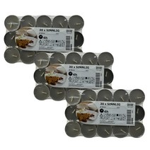 이케아 향초(38mm) 신리그 너트맥과바닐라 30입 3개