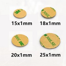 10 개몫 네오디뮴 자석 151 181 201 251 벨트 3m 자체 접착 n35 ndfeb 자석 dia 15 18 20 25 두께 1, 25x1mm