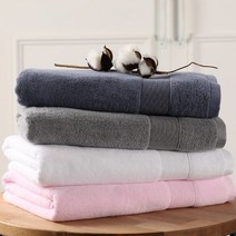 모던리빙 호텔수건 코마사 40수 고급 타올, 모던호텔500 코마40수 호텔바스 500g 1장 화이트