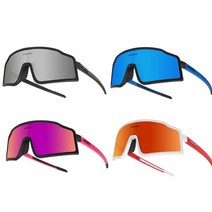 커샤크 자전거고글 변색고글 편광 선글라스 싸이클 라이딩 산악 MTB 로드 바이크 방풍 QE54, 블랙/핑크