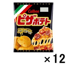 일본 Calbee 가루비 피자 포테토 칩 피자맛 감자칩 60g X 12개