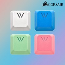 커세어 CORSAIR PBT DOUBLE-SHOT PRO 영문 키캡 (화이트)