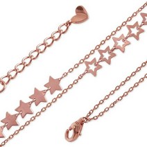 비앤비골드 [비앤비골드] 18K 별 라인 두줄 체인 팔찌 NPB33786