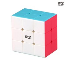 Qiyi 2x2x3 2x3x3 매직 큐브 223 큐브 332 블랙 233 전문 Magics 스피드 퍼즐 Cubo Kids 소년을위한 교육 재미 있은 완구, (200003699)233 stickerless개