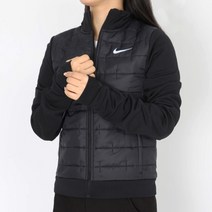 나이키 여성경량패딩 써마 핏 패딩 재킷 블랙