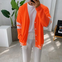 스트릿제이 썸머 형광 박스 가디건