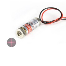 2Pcs 12mm/5mw 레드 라인 레이저 모듈 포인트 스폿 크기 조정 가능한 레이저 방출 헤드 스캐너 3D 프린터, 03 Cros