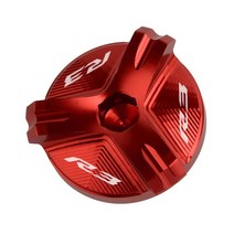 호환 오토바이부품 프레임 오토바이 CNC 엔진 오일 필러 캡 플러그 커버 야마하 YZF R1 R3 R6 1998-2020 2, 06 R3 Red