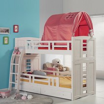 [이홈데코] 쥬방스 원목 서랍형 2층침대+압축견면 매트리스, 상세 설명 참조