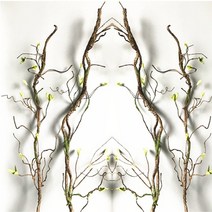 곱슬 버들 나무 가지 넝쿨 조화 식물 1pc 90cm 가짜 나뭇 가지 등나무 쿠도 인공 꽃 포도 나무 홈 호텔 웨딩 장식, 90cm 초