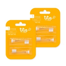 아가드 전동칫솔 stage1 칫솔모 2p x 2set (총 4입), 없음