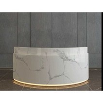 리셉션 데스크 접수대 병원 에스테틱 클리닉 마사지샵, 내외이중호 대리석 패턴 100x60x100cm