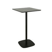높은 사이드 테이블 카페 홈바 탁자 거실 테라스 보조, 매트 블랙 70CM 원형 95