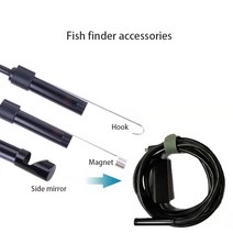 15M HD 수중 카메라 3 IN 와이어 연결 8mm 렌즈 내시경 어군 탐지기 스마트 폰용 낚시 도구, 04 5 Meters fish cable