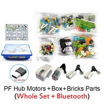 WeDo 20 교육 기능 DIY 부품 호환 45300 코어 세트 빌딩 블록 크리스마스 선물, wedo20 box adapter