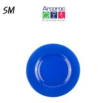 SM 아코록 루미락 접시 32cm (전면) 파랑색 플레이트 플레이팅 파티 접시, 파란색