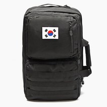 밀리터리룩 태극기패치 사각쉐입 변신백팩 등산장비 등산 편한, 밀리터리