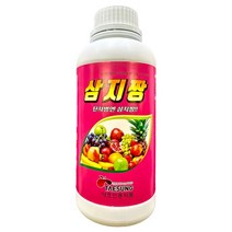 삼지짱 유기농 흰가루병 잿빛곰팡이병 노균병 시들음병 탄저 식물 작물 친환경살균제 혼용가능(황25% 유기농업자재) 1L, 1개