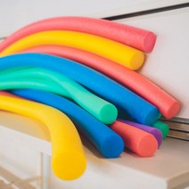백업 빽업 스폰지막대 1cm x 2M 단색 세트 10개입, 파랑-10개입