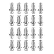 중공 벽 철 피부에 대 한 나사와 20 Pcs 잭 너트 자동차 금속 나사 꽃잎 너트, M5, 은