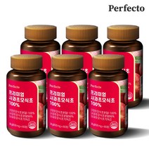 퍼펙토 프리미엄 사과초모식초 100% 영양제 36g, 60정, 6개