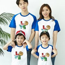위드지저스 반짝반짝 반전투톤 고급스팽글 나그랑티셔츠 _ 스마일 러브 (5색) 택1 (마이제이디 단체티셔츠 여름성경학교) 반팔 티셔츠