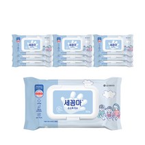 엘지생활건강 세균아 꼼짝마 ABY 손소독 티슈, 10개, 50매