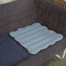 항균 피그먼트워싱 쇼파패드 1인용(50x50cm) 루시블루