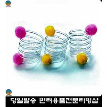 말티즈장난감 폼폼 고양이장난감 스프링볼 강아지물품 반려동물장난감 반려견교육