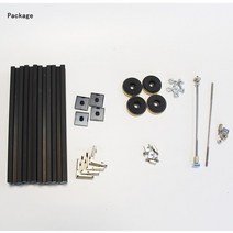 노트북외장그래픽카드 그래픽 브래킷 DIY 외부 비디오 카드 기본 노트북 데스크탑 홀더 알루미늄 합금, 01 Black