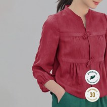 [돌실나이 ] 풍기인견 생활한복 여성 여름 고름장식 블라우스 IN22A410