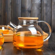 [소하루] 넓은 입구 내부 거름망 내열 강화유리 티포트 1000ml 유리티포트 (SM465D00), CU소하루 월별베상 본상품선택, CU소하루 월별베상 본상품선택