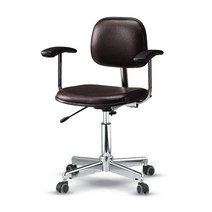 파미가구 챠밍 팔유의자 작업용의자 병원의자 진료의자, 블랙(이동형)