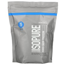 Isopure Zero Carb 프로틴 파우더 크림 바닐라 454g(1lb)