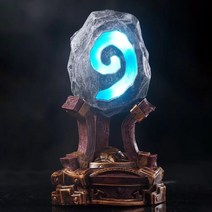 워크래프트피규어 하스스톤 귀환석 LED 발광 스태츄 키덜트 고퀄, 단일옵션