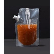 투명 스파우트파우치 육수팩 소스용 29x42+14 (5kg), 300장