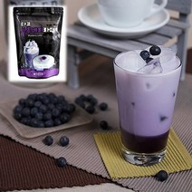 타코 블루베리라떼 파우더 페이스 분말 가루 870g 커피숍 카페 업소용 대용량