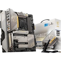 MSI MEG Z590 ACE 골드 에디션 게이밍 마더보드(ATX 11세대 인텔 코어 LGA 1200 소켓 SLI/CFX DDR4 PCIe 4 M.2 슬롯 USB 3., MEG Z590 ACE GOLD EDITION