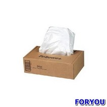ForU55 세단기 폐지함 비닐백 100매 문구용품 문서세단기 사무용품 사무기기