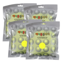 애니클레이 폼클레이 50g 파우치, 8개, 형광노랑